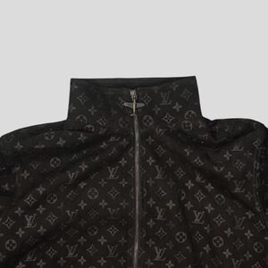 Louis Vuitton Black Monogram Zip-Up Jacket